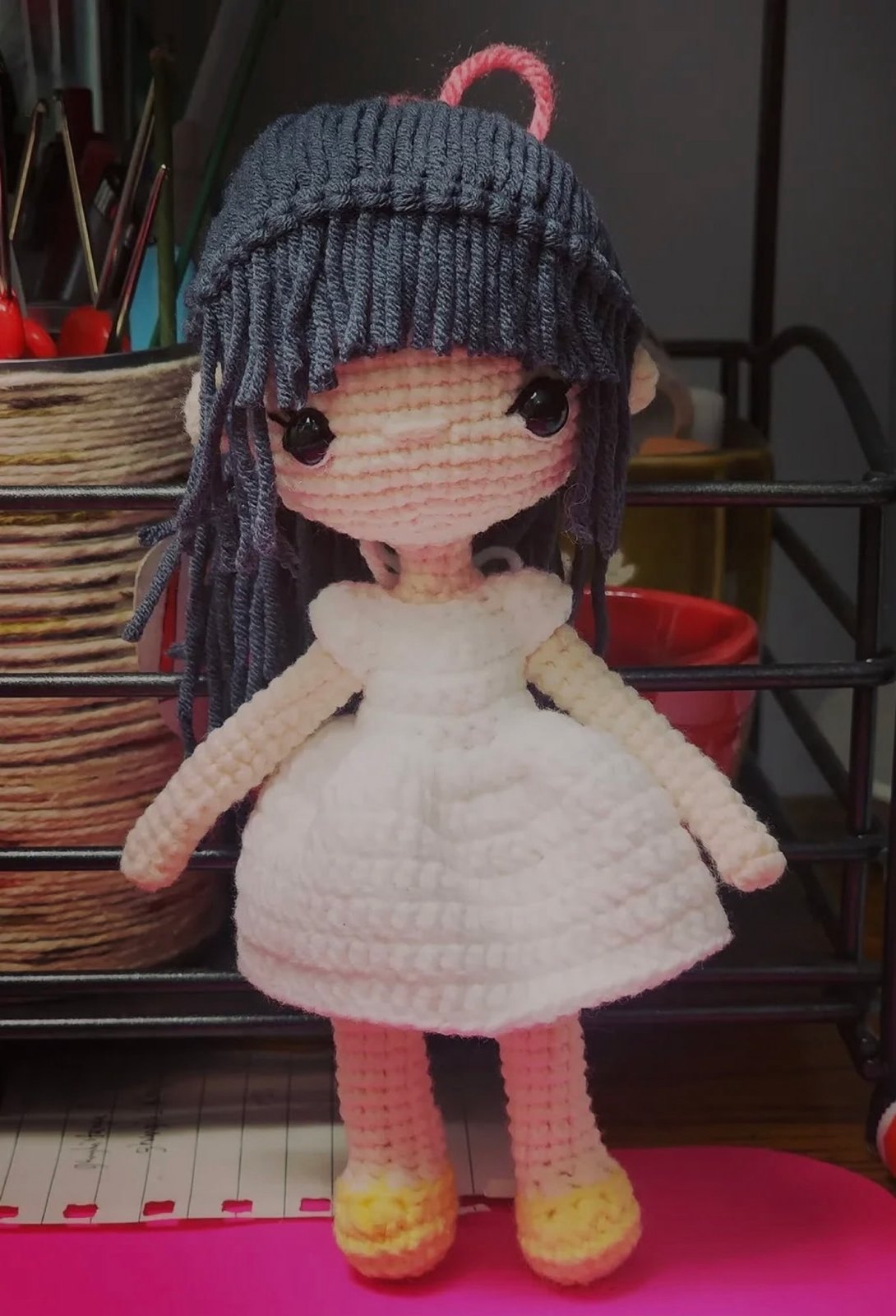 Navy-Hair Doll